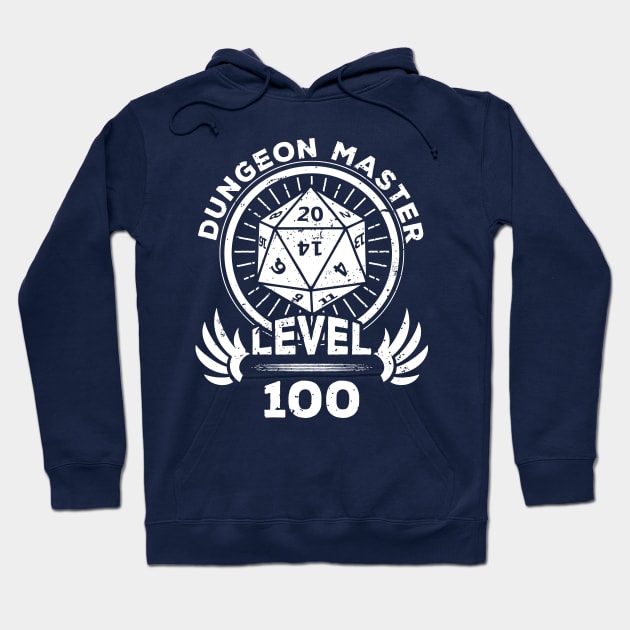 Level 100 Dungeon Master RPG Gamer Gift Hoodie by atomguy